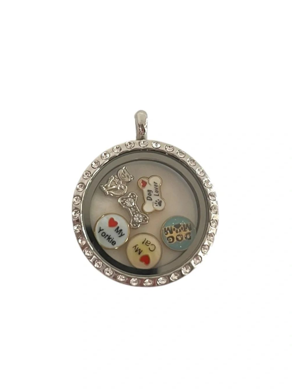 Floating Charm Locket Dog Cat
